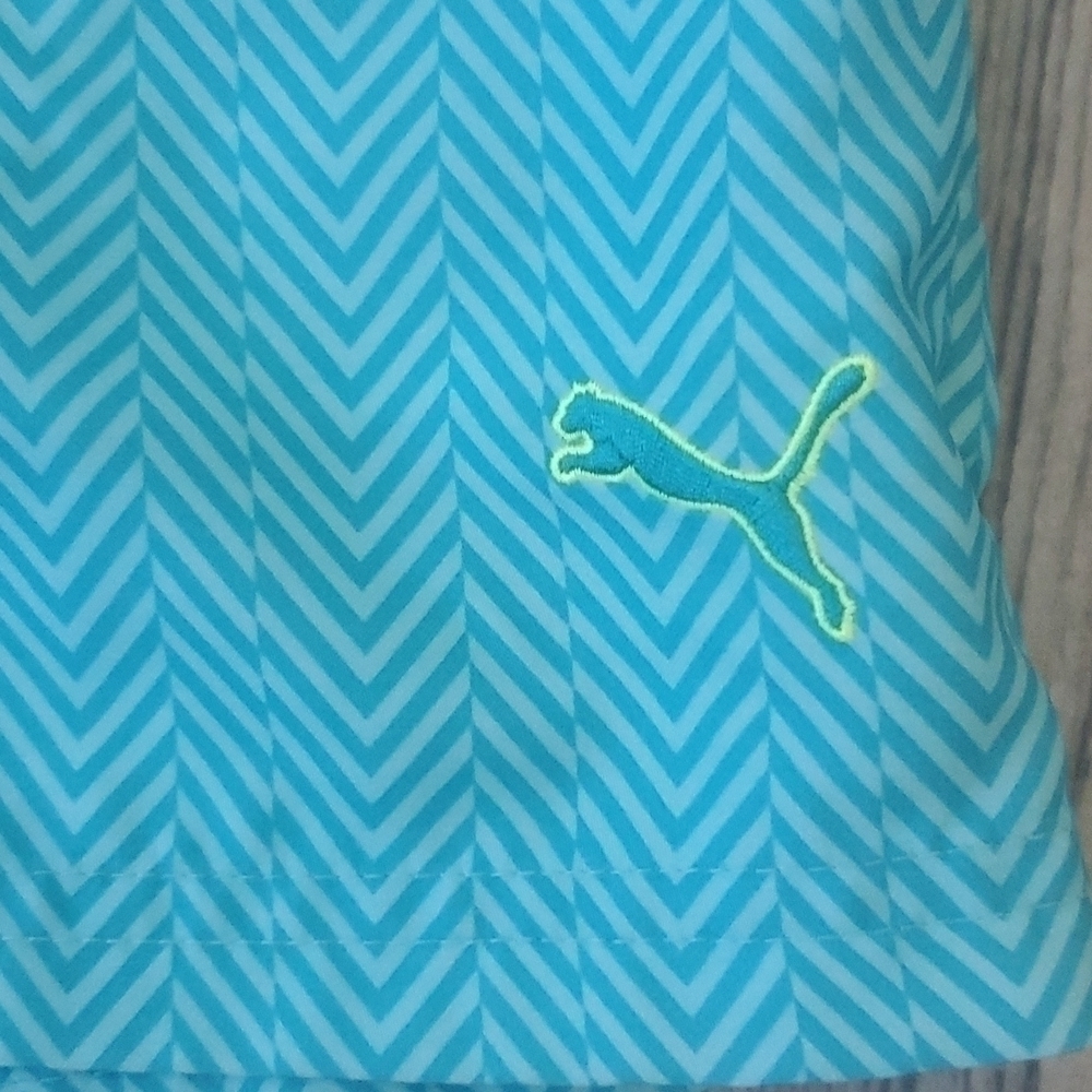 Ladies Teal/Turquoise Puma Golf Shorts Sz 4 - Picture 2 of 6